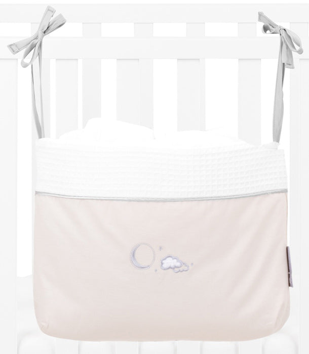 Cesto de fraldas com laços Kikka Boo Dream Big Beige