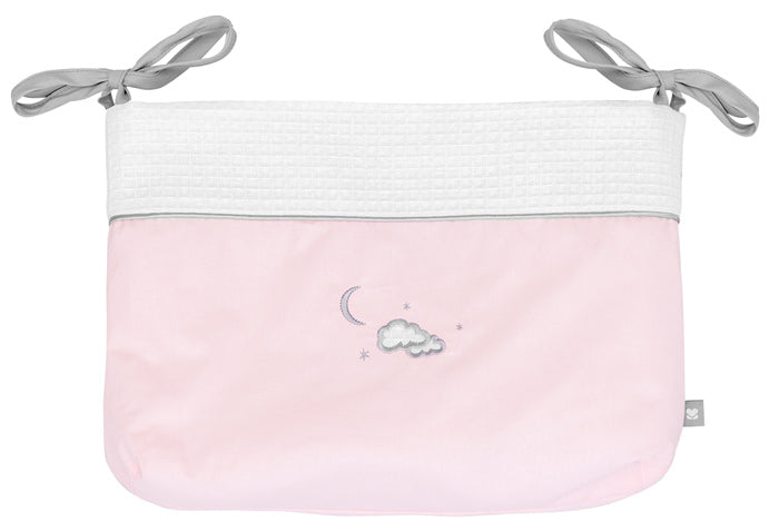 Cesto de fraldas com laços Kikka Boo Dream Big Rosa