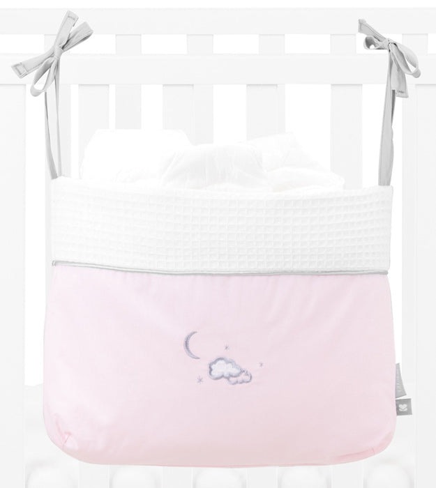 Cesto de fraldas com laços Kikka Boo Dream Big Rosa