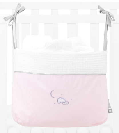 Cesto de fraldas com laços Kikka Boo Dream Big Rosa