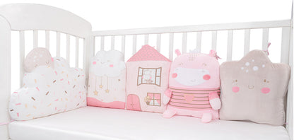 Conjunto de almofadas para cama de grades Kikka Boo Hippo Dreams