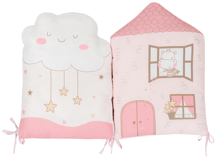 Conjunto de almofadas para cama de grades Kikka Boo Hippo Dreams
