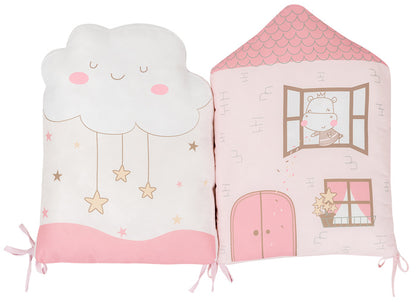 Conjunto de almofadas para cama de grades Kikka Boo Hippo Dreams