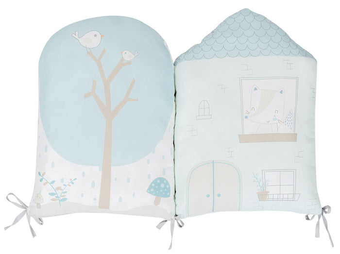 Conjunto de almofadas para cama de grades Kikka Boo Little Fox