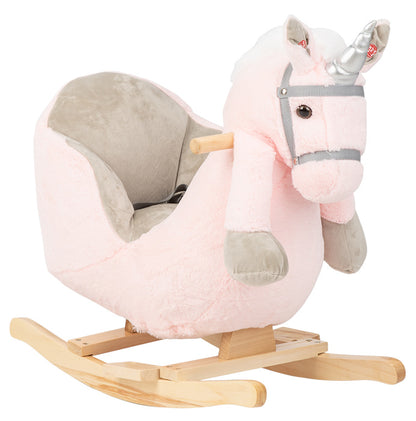 Cadeira de balanço com sons Kikka Boo Pink Horse