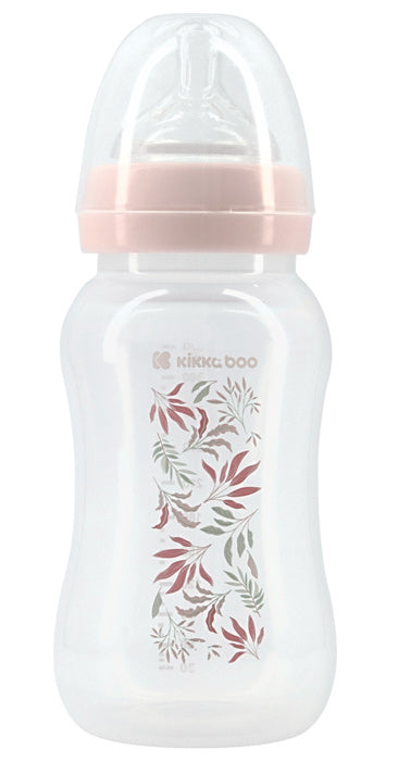 Biberão PP 330ml Kikka Boo Tropical leaves Rosa