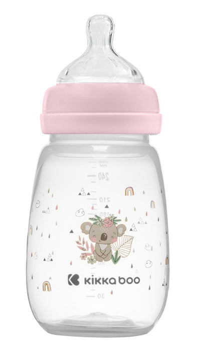 Biberão anti-cólicas 260ml Kikka Boo Savanna Rosa