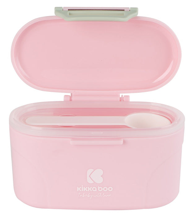 Dispensador de leite em pó com colher 130g Kikka Boo Rosa