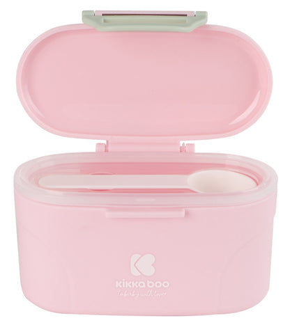Dispensador de leite em pó com colher 130g Kikka Boo Rosa