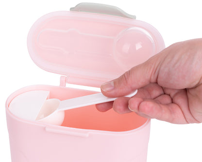 Dispensador de leite em pó com colher 130g Kikka Boo Rosa