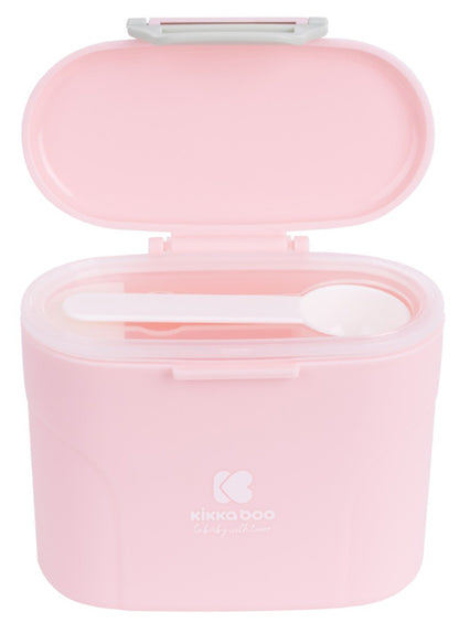 Dispensador de leite em pó com colher 160g Kikka Boo Rosa