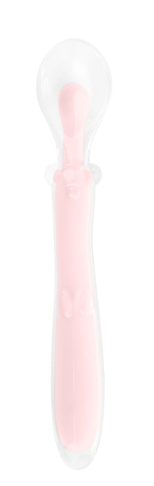 Colher flexível de silicone Kikka Boo Rosa