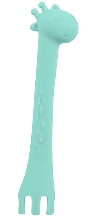 Colher de silicone Kikka Boo Giraffe Menta