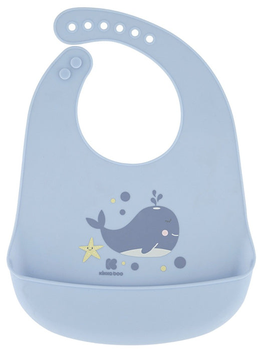 Babete de silicone Kikka Boo Sea World Whale