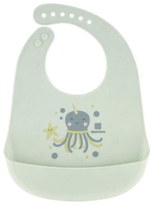 Babete de silicone Kikka Boo Sea World Octopus