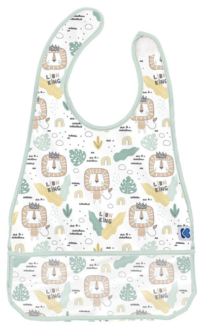 Babete com bolso Kikka Boo Savanna Pattern Menta