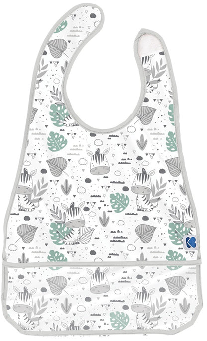 Babete com bolso Kikka Boo Savanna Pattern Gris