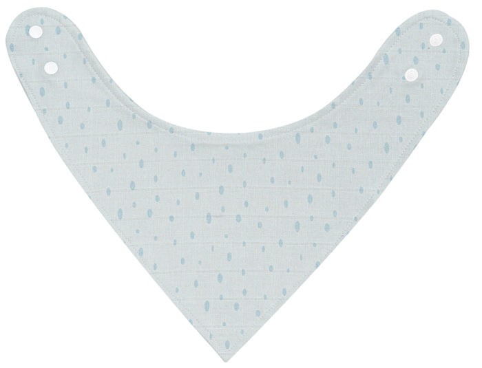 Babete musselina Kikka Boo Dots Azul