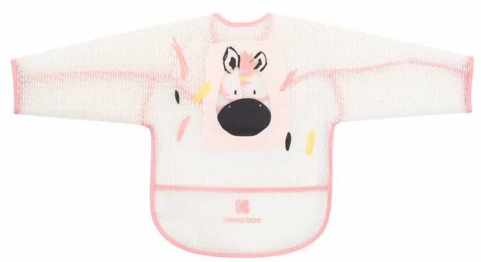 Babete com mangas compridas Kikka Boo Arty Rosa
