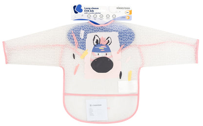 Babete com mangas compridas Kikka Boo Arty Rosa