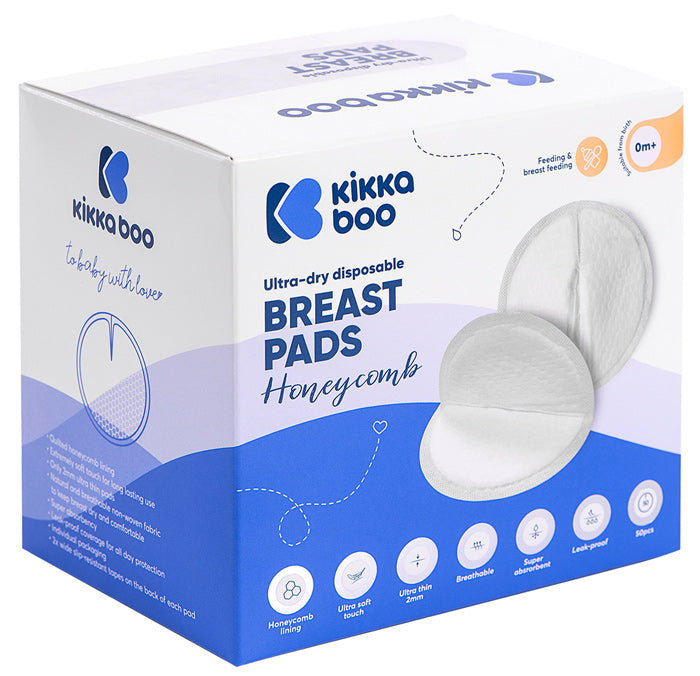 Discos de amamentação 50pçs Kikka Boo Honeycomb