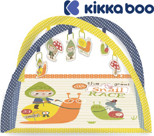 Kikka Boo - Tapete de atividades Snail Race