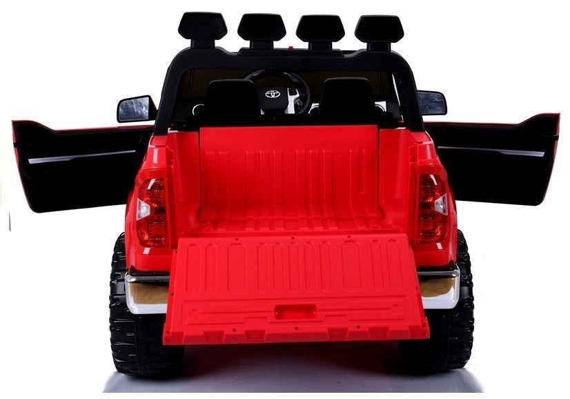 Carro elétrico infantil Toyota Tundra vermelho