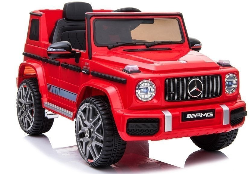 Carro elétrico infantil Mercedes G63 AMG vermelho