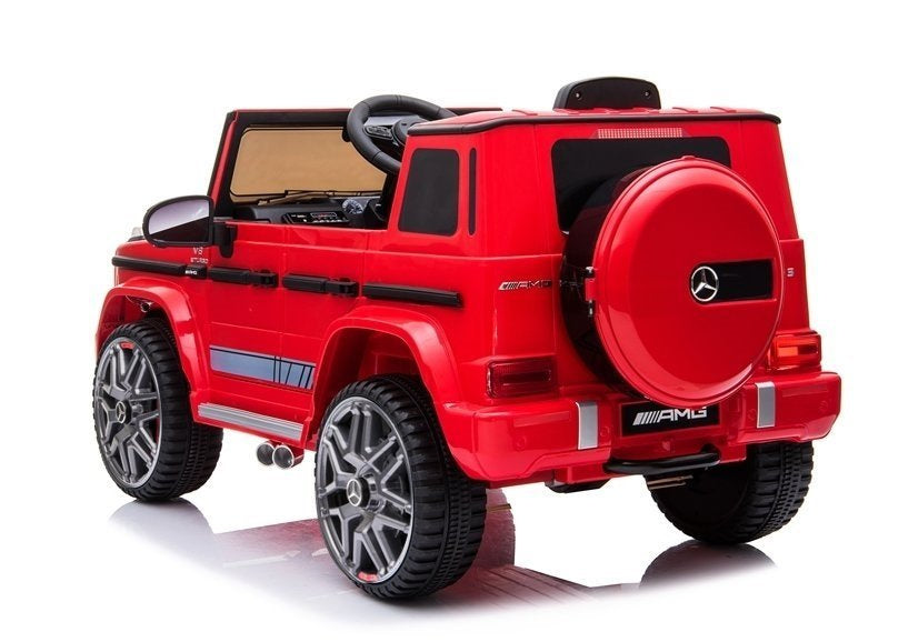 Carro elétrico infantil Mercedes G63 AMG vermelho