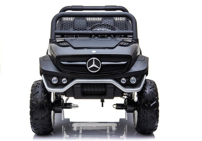 Carro elétrico infantil Mercedes Unimog preto