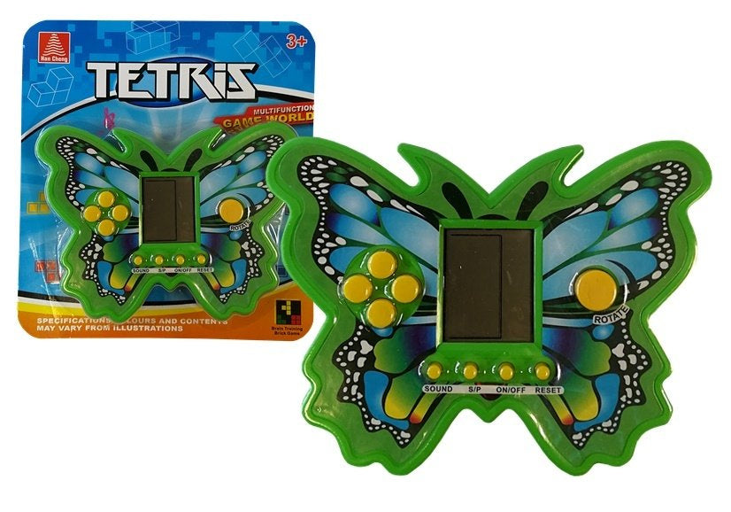 Jogo Brick Game Tetris Butterfly verde