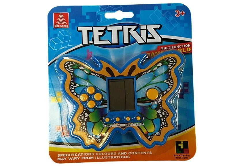 Jogo Brick Game Tetris Butterfly azul