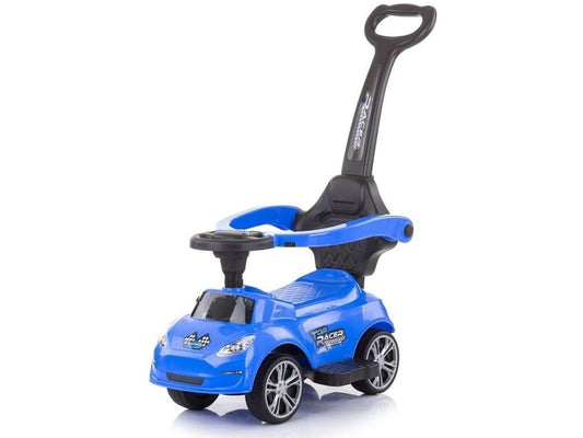 Ride on car with handle Turbo blue