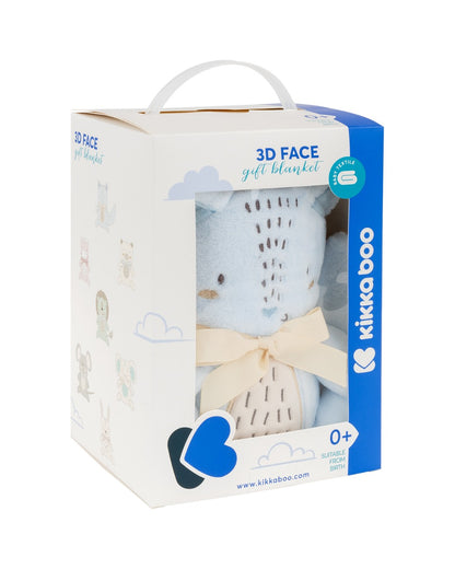 Cobertor de presente bordado 3D Little Fox