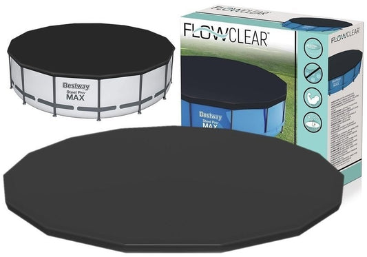 Cobertura para piscina Bestway Ø457 cm preta