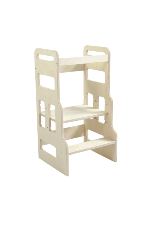 Torre de aprendizagem 85x42x45 cm para cozinha infantil