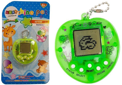 Tamagotchi eletrónico verde