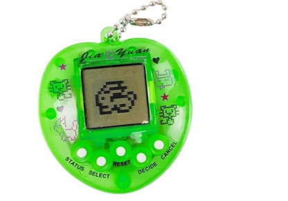 Tamagotchi eletrónico verde