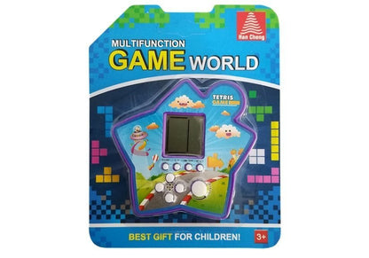 Jogo eletrónico Brick Game Tetris Star portátil roxo