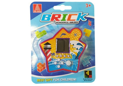 Jogo eletrónico Brick Game Tetris Star portátil roxo (1 unidade, sortido)