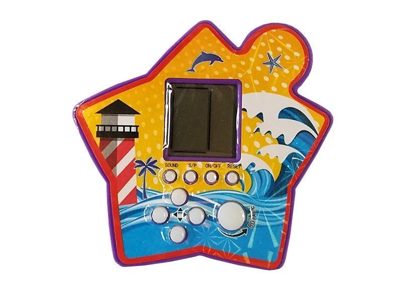 Jogo eletrónico Brick Game Tetris Star portátil roxo (1 unidade, sortido)
