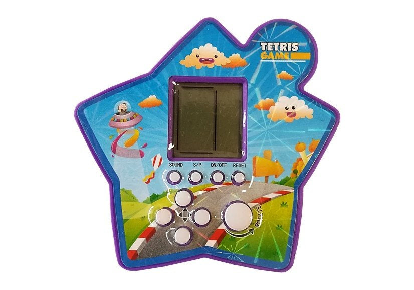 Jogo eletrónico Brick Game Tetris Star portátil roxo (1 unidade, sortido)