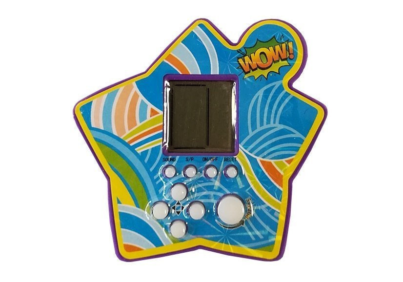 Jogo eletrónico Brick Game Tetris Star portátil roxo (1 unidade, sortido)