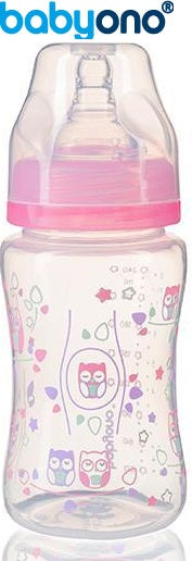 Baby Ono - Biberão anti-cólicas, 240 ml rosa