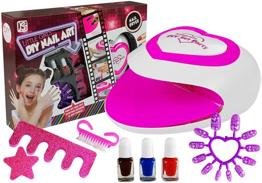 Conjunto verniz infantil + lâmpada de unhas