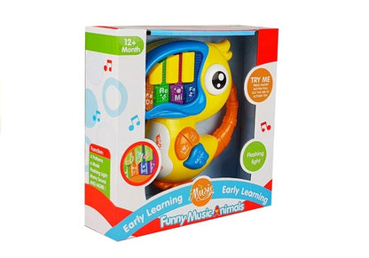 Piano papagaio educativo amarelo
