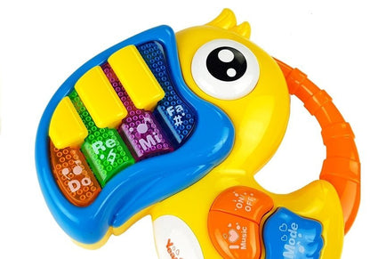Piano papagaio educativo amarelo