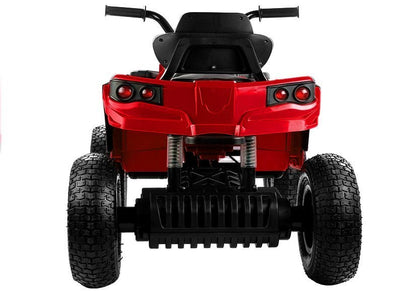 Quadriciclo elétrico infantil BDM0906 vermelho com rodas insufláveis