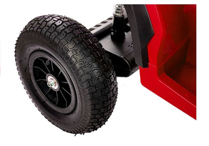 Quadriciclo elétrico infantil BDM0906 vermelho com rodas insufláveis