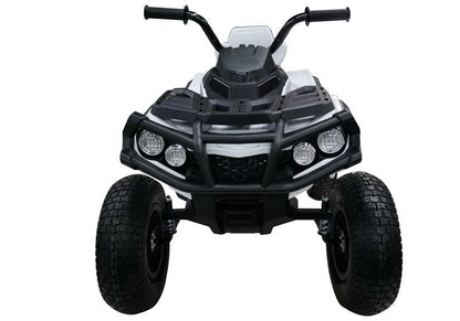Quadriciclo elétrico infantil BDM0906 branco com rodas insufláveis